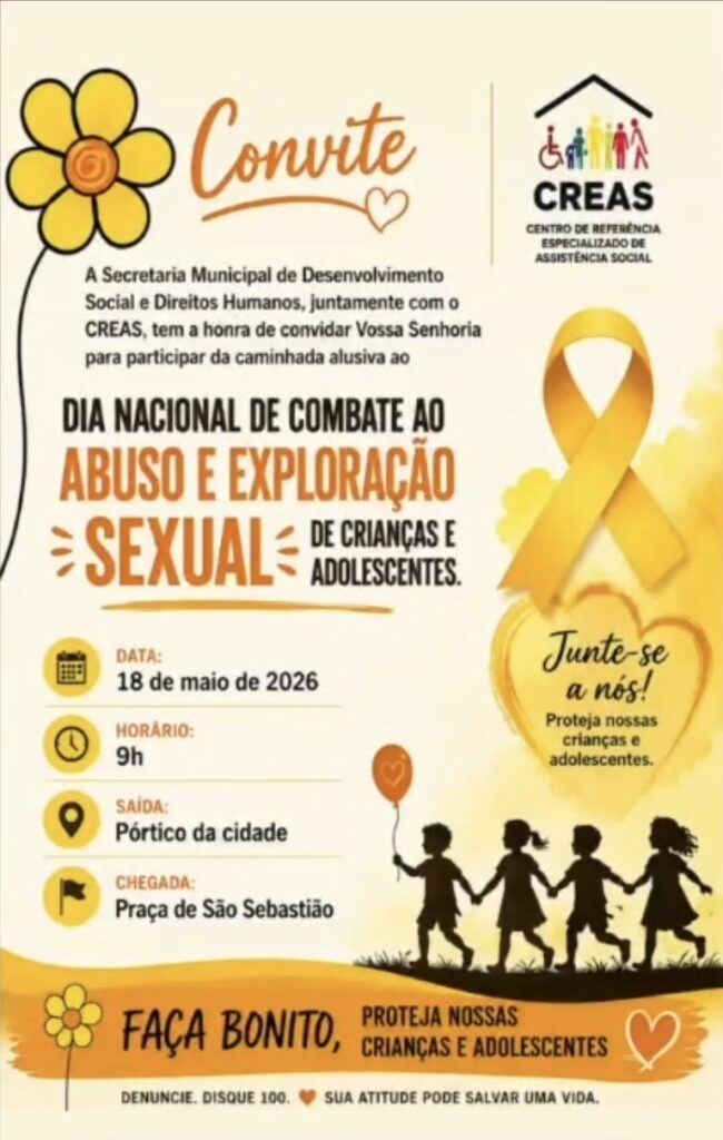 Caminhada em combate ao abuso e exploração sexual de crianças e adolescentes em Bonito-PE