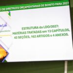 Imagem do tel&atilde;o da Audi&ecirc;ncia P&uacute;blica sobre a LDO 2027
