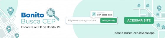 Link para busca dos novos CEPs das ruas de Bonito